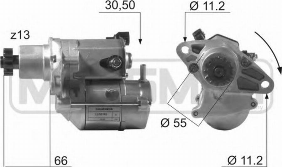 Messmer 220485 - Стартер autocars.com.ua