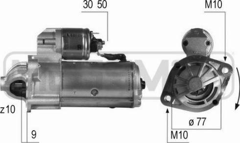 Messmer 220498A - Стартер avtokuzovplus.com.ua