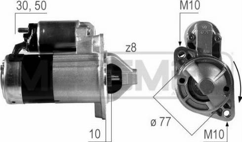 Messmer 220503A - Стартер autocars.com.ua