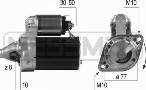 Messmer 220504A - Стартер autocars.com.ua