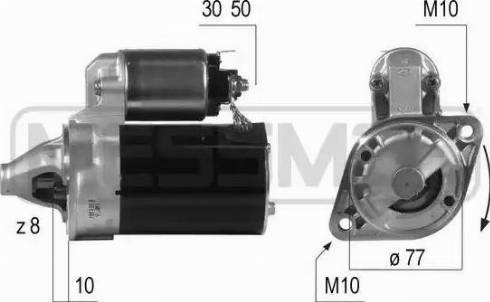 Messmer 220504 - Стартер autocars.com.ua