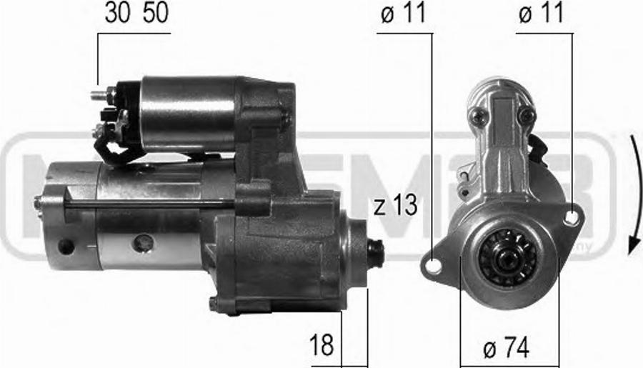 Messmer 220507 - Стартер autodnr.net