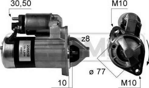 Messmer 220510 - Стартер autocars.com.ua