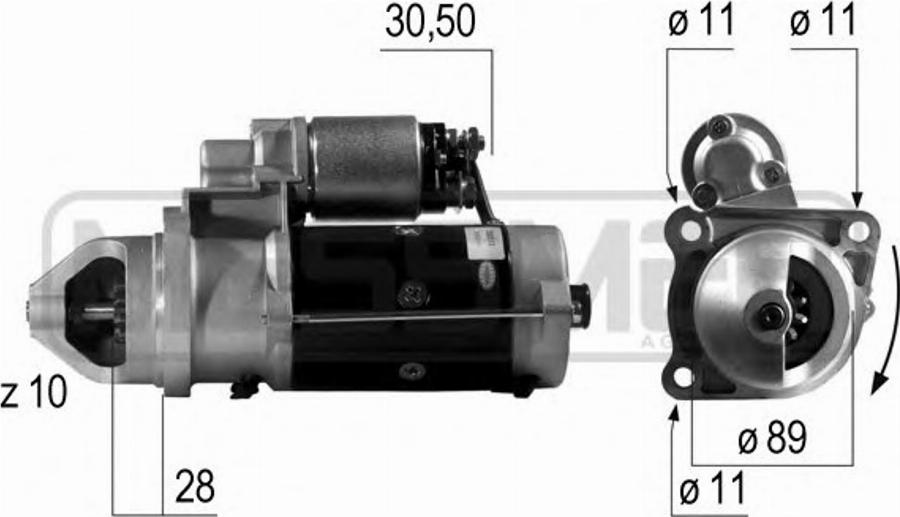 Messmer 220513 - Стартер autodnr.net