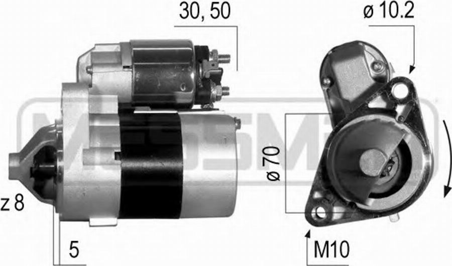 Messmer 220523 - Стартер autodnr.net