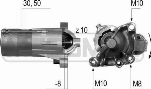 Messmer 220526 - Стартер avtokuzovplus.com.ua