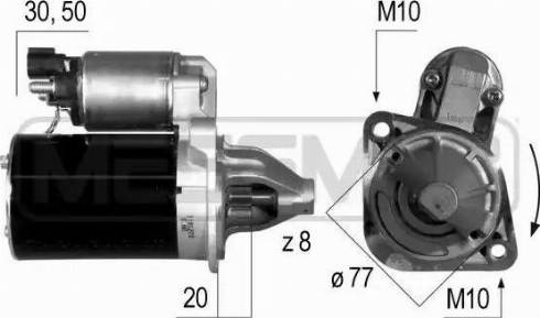 Messmer 220537 - Стартер autocars.com.ua