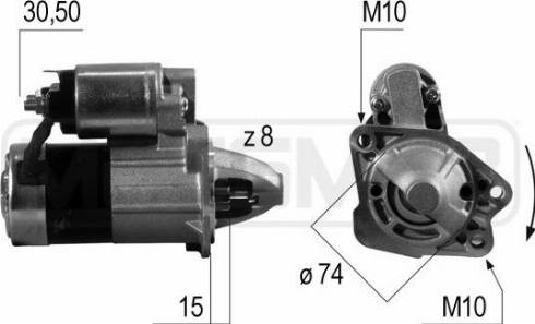 Messmer 220541A - Стартер avtokuzovplus.com.ua