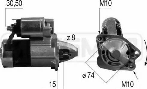 Messmer 220541 - Стартер avtokuzovplus.com.ua