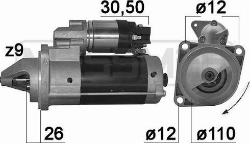 Messmer 220550A - Стартер avtokuzovplus.com.ua