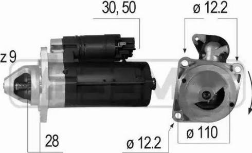 Messmer 220550 - Стартер avtokuzovplus.com.ua