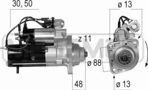 Messmer 220553 - Стартер autocars.com.ua