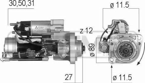 Messmer 220556 - Стартер autodnr.net