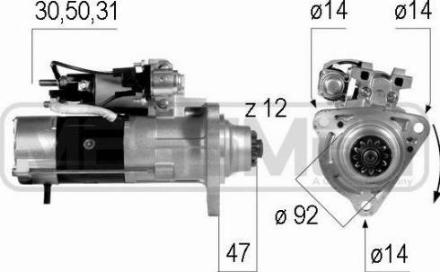 Messmer 220563A - Стартер autocars.com.ua