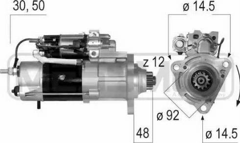 Messmer 220574 - Стартер autocars.com.ua