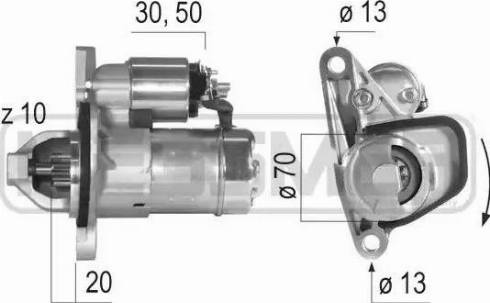 Messmer 220579 - Стартер avtokuzovplus.com.ua