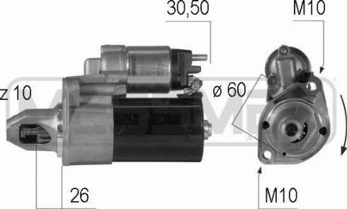 Messmer 220593A - Стартер avtokuzovplus.com.ua