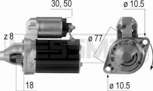 Messmer 220595 - Стартер avtokuzovplus.com.ua