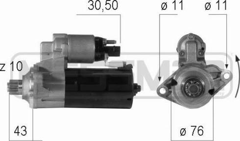 Messmer 220606A - Стартер autocars.com.ua