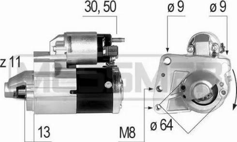 Messmer 220638 - Стартер avtokuzovplus.com.ua