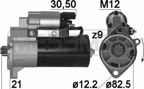 Messmer 220651A - Стартер avtokuzovplus.com.ua