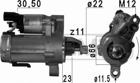 Messmer 220666A - Стартер autocars.com.ua