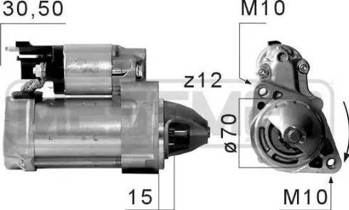 Messmer 220670 - Стартер avtokuzovplus.com.ua