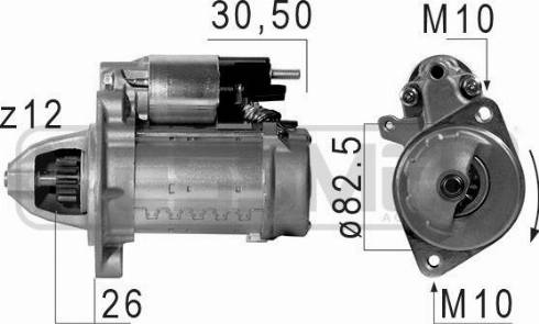 Messmer 220671A - Стартер avtokuzovplus.com.ua