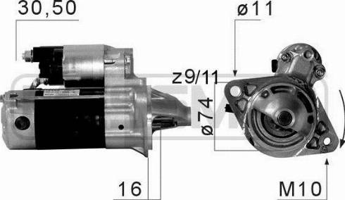 Messmer 220675A - Стартер autocars.com.ua