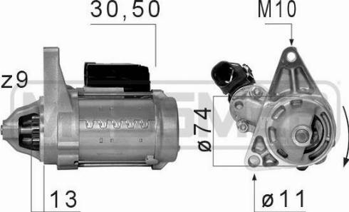 Messmer 220676A - Стартер avtokuzovplus.com.ua