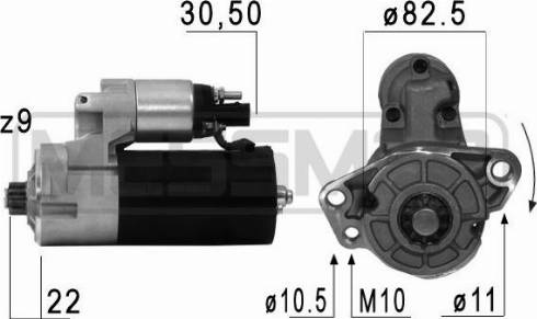 Messmer 220683A - Стартер avtokuzovplus.com.ua