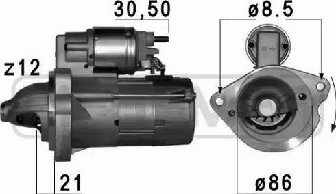 Messmer 220688 - Стартер avtokuzovplus.com.ua