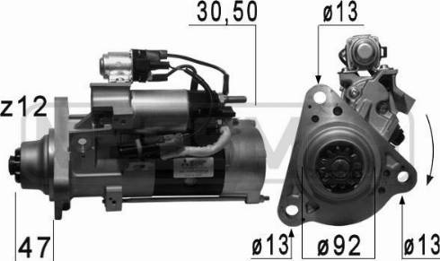 Messmer 220690A - Стартер avtokuzovplus.com.ua