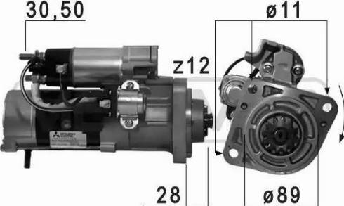 Messmer 220695 - Стартер autocars.com.ua