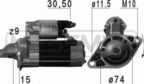 Messmer 220708A - Стартер autocars.com.ua