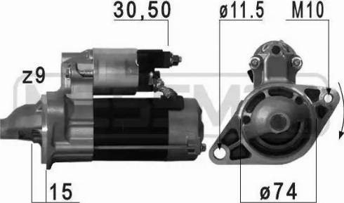 Messmer 220 708 - Стартер autocars.com.ua