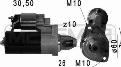 Messmer 220709 - Стартер avtokuzovplus.com.ua