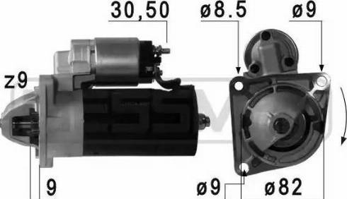 Messmer 220720 - Стартер avtokuzovplus.com.ua