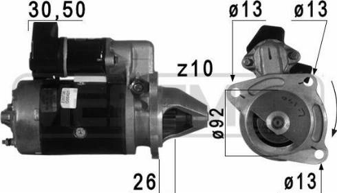 Messmer 220738A - Стартер avtokuzovplus.com.ua