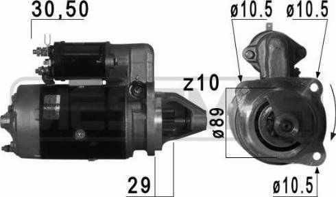 Messmer 220741A - Стартер avtokuzovplus.com.ua