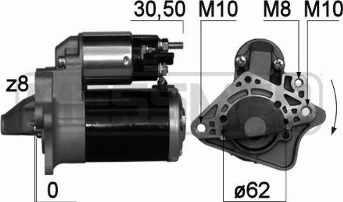 Messmer 220762A - Стартер autocars.com.ua