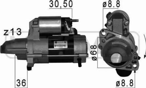 Messmer 220768 - Стартер autocars.com.ua