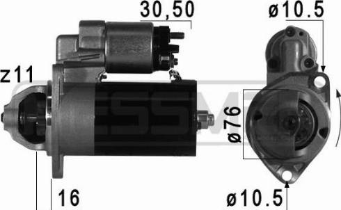 Messmer 220775A - Стартер avtokuzovplus.com.ua