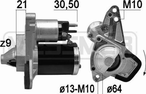 Messmer 220790 - Стартер avtokuzovplus.com.ua