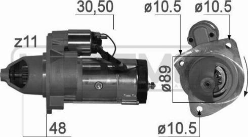 Messmer 220792A - Стартер autocars.com.ua