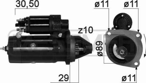 Messmer 220814A - Стартер avtokuzovplus.com.ua