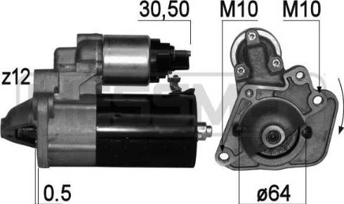 Messmer 220816A - Стартер autocars.com.ua