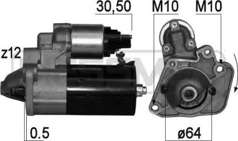 Messmer 220816 - Стартер avtokuzovplus.com.ua