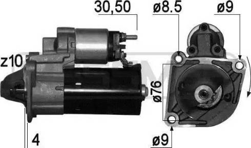 Messmer 220819 - Стартер autocars.com.ua