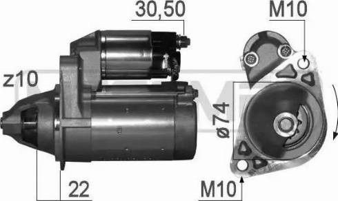 Messmer 220829 - Стартер avtokuzovplus.com.ua